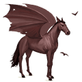unicórnio de passeio morcego
