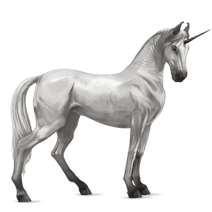 unicórnio de passeio tennessee walker cremelo