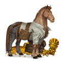 cavalo de passeio puro sangue inglês alazão tostado