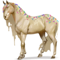 cavalo divino chocolate branco