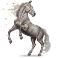 cavalo divino cinza