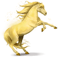 cavalo do arco-íris shiny yellow