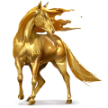 cavalo divino ouro