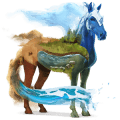 cavalo errante ermo