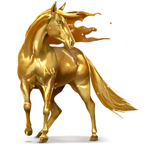 cavalo divino ouro