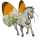 cavalo errante ponta laranja