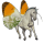 cavalo de passeio quarto de milha rosilho castanho