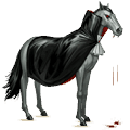 cavalo de tração alado vampiro