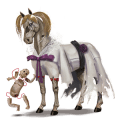 cavalo errante boneca assombrada