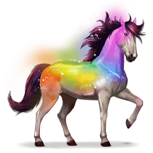 cavalo do arco-íris secret rainbow