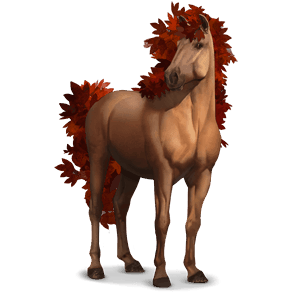 cavalo das estações outono