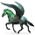 cavalo errante dos pássaros beija-flor